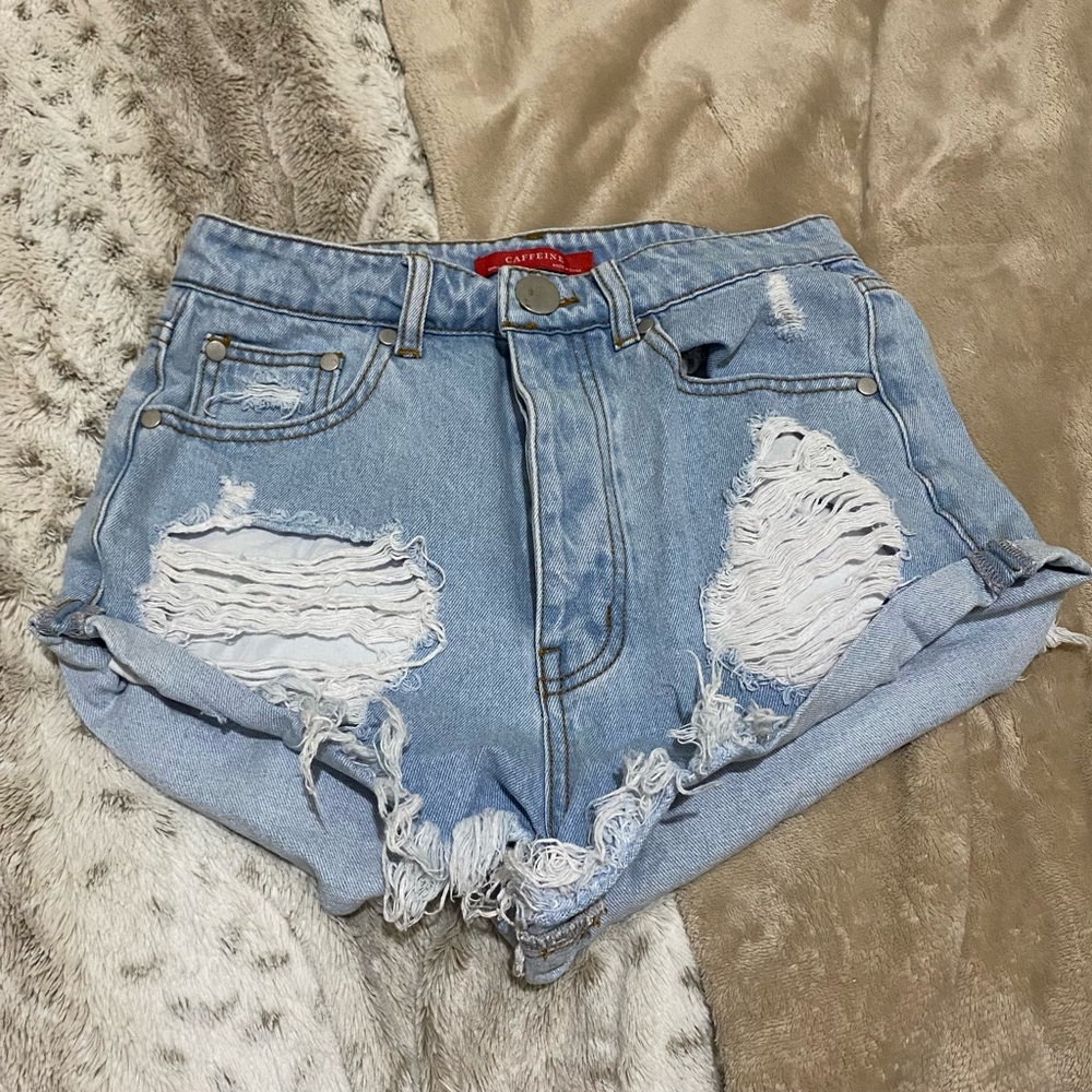 High waisted Jean Shorts